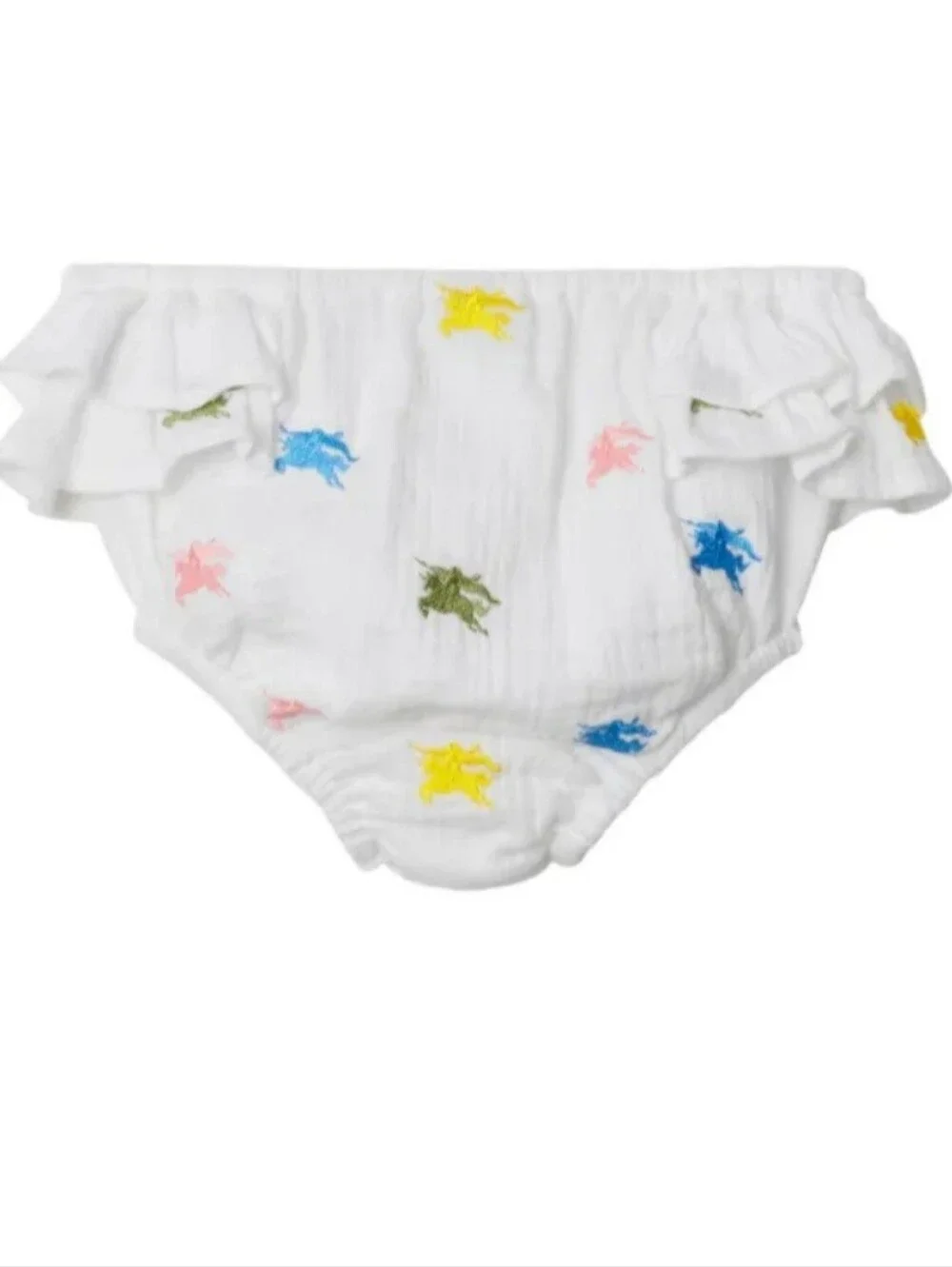 $410 Burberry infant Girl's Bethan EKD Dress with Bloomers Sz 12 months